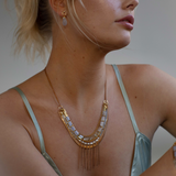 Dimah Necklace with Chain Tassels
