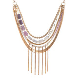 Dimah Necklace with Chain Tassels
