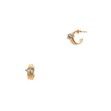 Trevana Hoop Stud Earrings