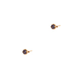 Mini Stone Stud Earrings