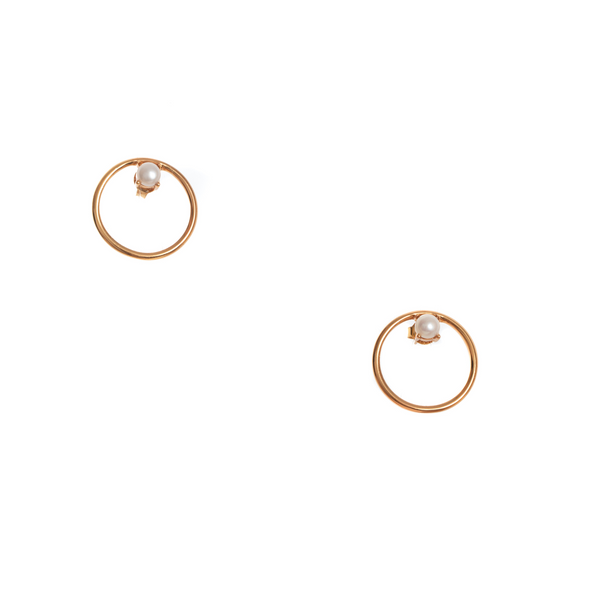 Classic Beech Stud Earrings