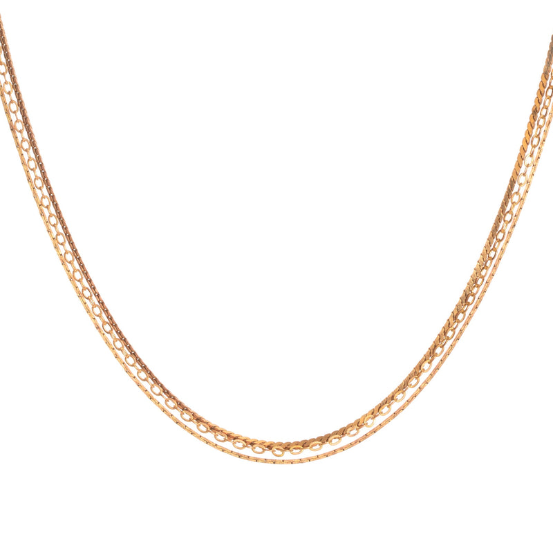 Classic Mini Mixed Chain Necklace