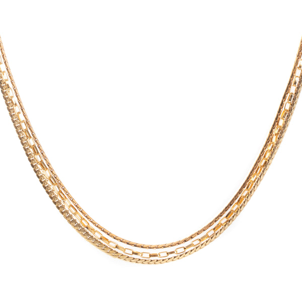 Classic Large Mixed Chain Necklace