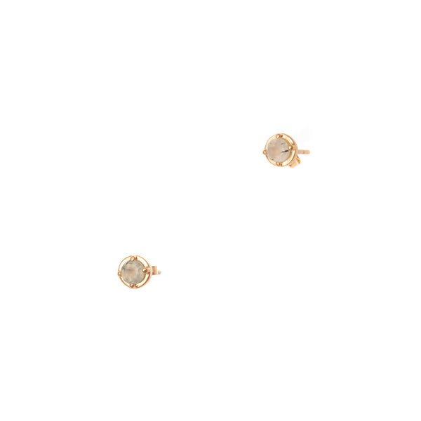 Mini Stone Stud Earrings